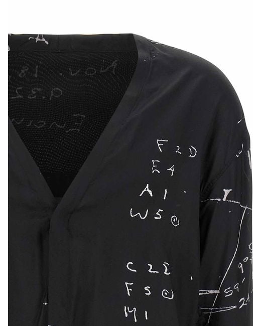 Rick Owens Black Concordian Shirt for men