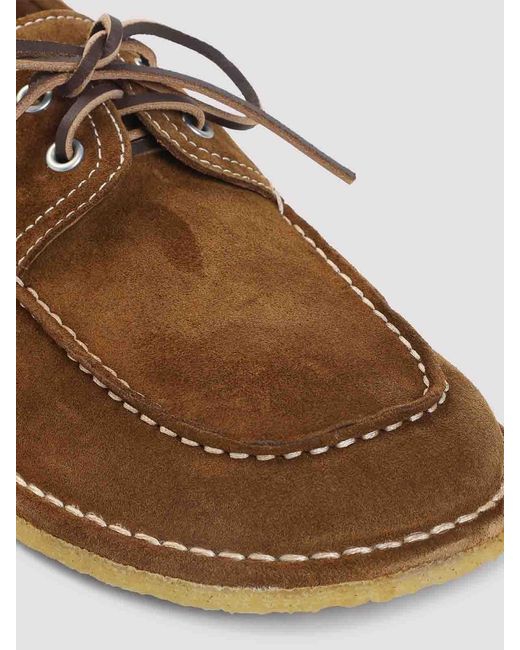 AMI Brown Ami Boat Loafers for men