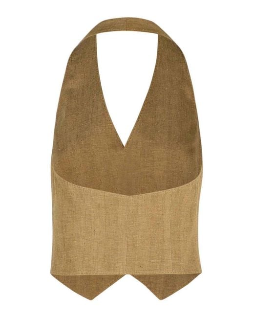 Max Mara Natural "Sauro" Waistcoat