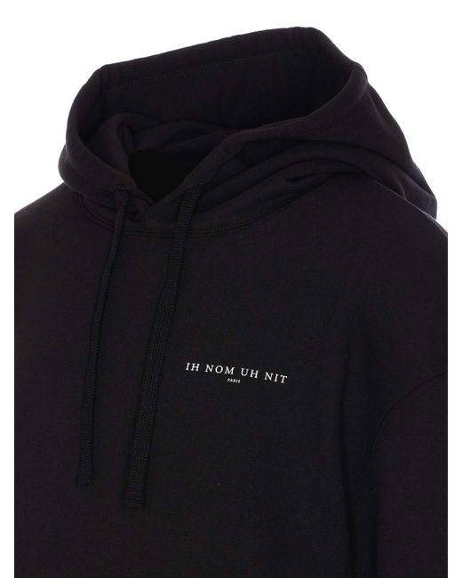 Ih Nom Uh Nit Black W Mask Authentic Hoodie for men