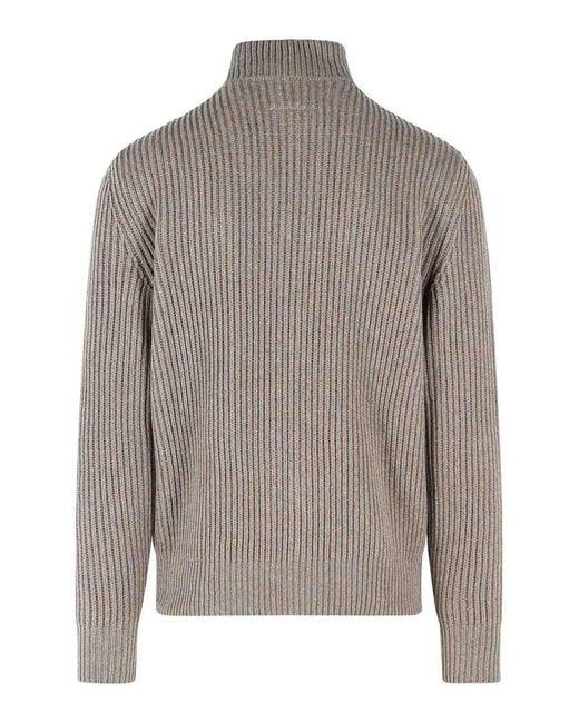 MM6 by Maison Margiela Gray Wool Blend Cardigan for men