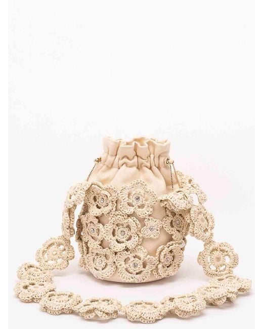 Rosantica Natural 'Signorina M' Mini Bag
