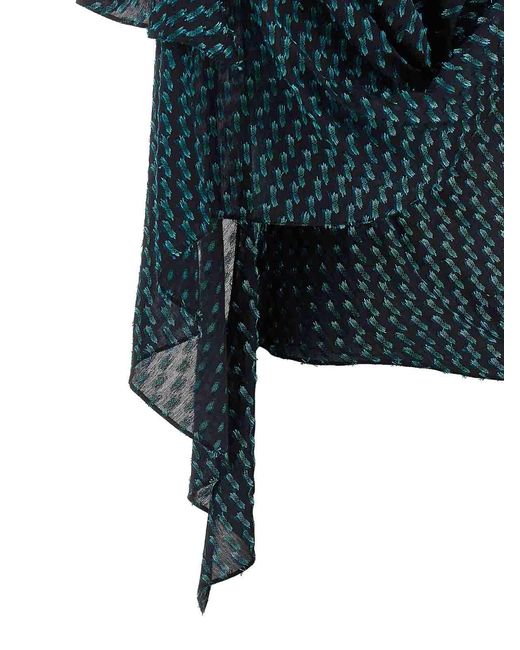 Kiko Kostadinov Blue Plexus Blouse