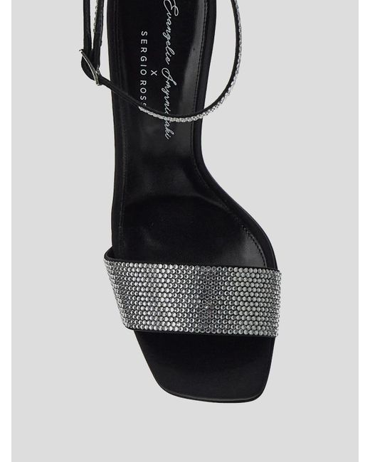 Sergio Rossi Black Sandals