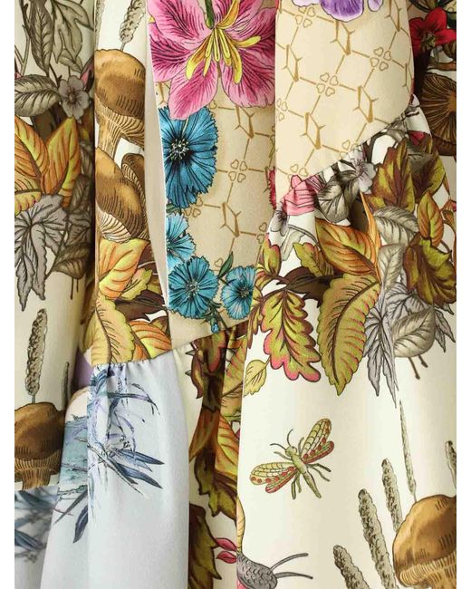 Vivetta White Printed Cady Dress