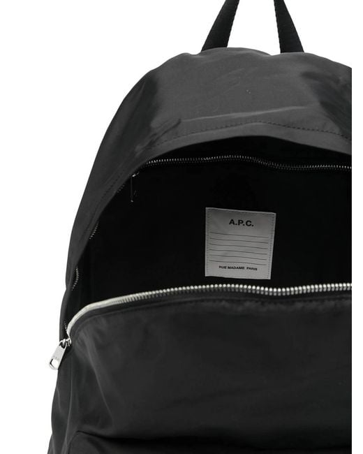 Zaino di A.P.C. in Black da Uomo