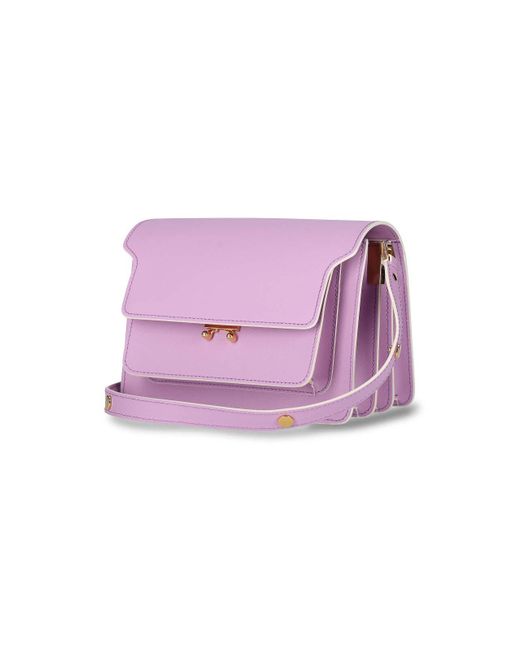 Marni Purple Medium Shoulder Bag