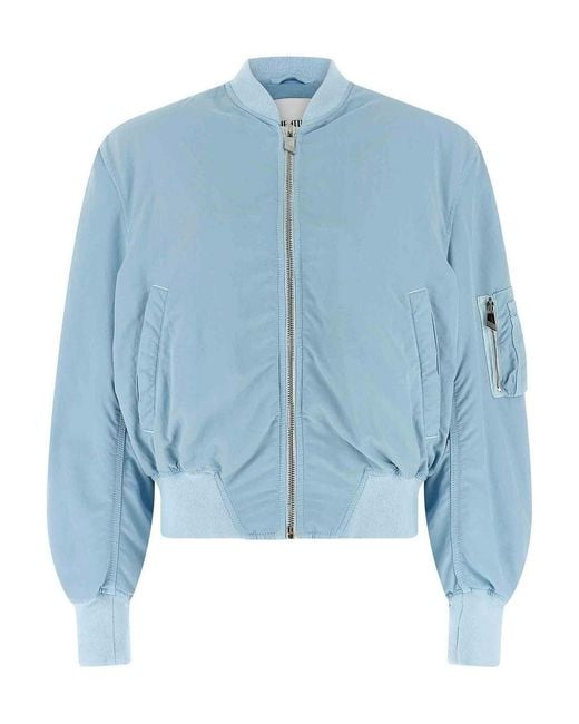 The Attico Blue 'Anja' Bomber Jacket