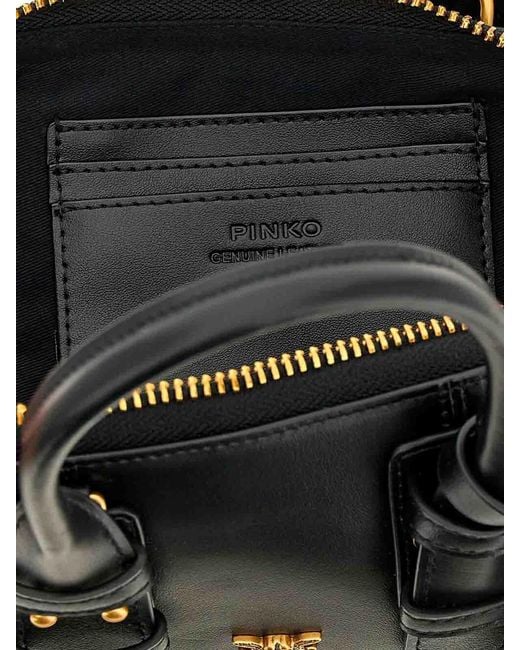 Pinko Black Bowling Bag Horizontal