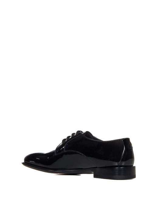 Alexander McQueen Black Oxford Lace-up for men