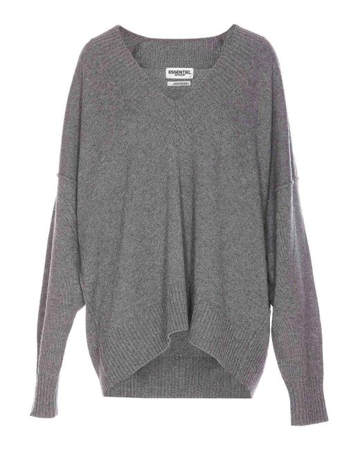 Essentiel Antwerp Gray Galathea Sweater