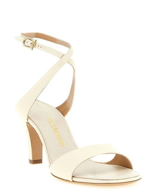 Ferragamo Metallic Teresy Sandals