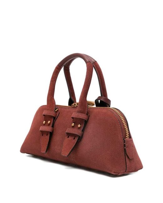 Pinko Brown Bowling Bag Horizontal