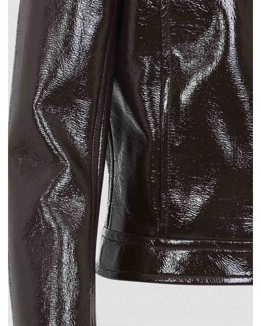 Courreges Black Courrges Vinyl Jacket