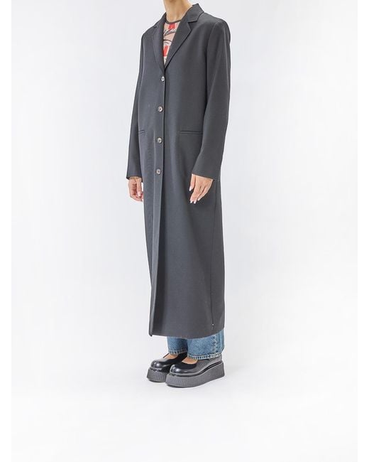 Moschino Gray Long Coat