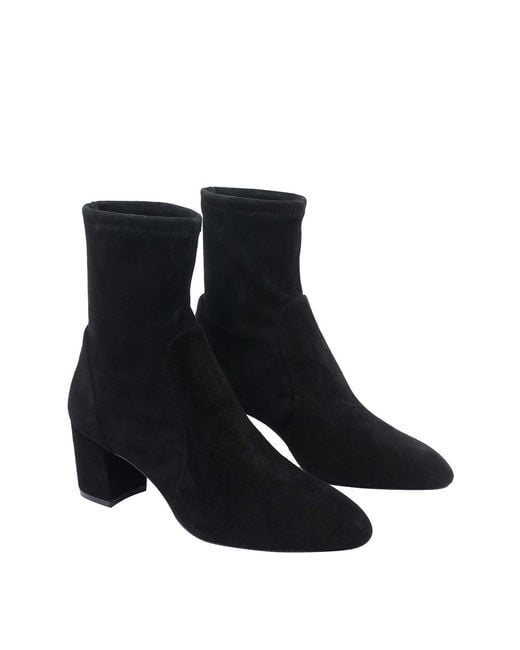 Stuart Weitzman Black Yuliana Pump Booties