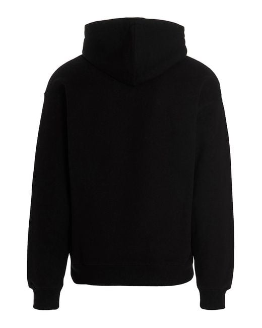 Moschino Black Holographic Hoodie for men