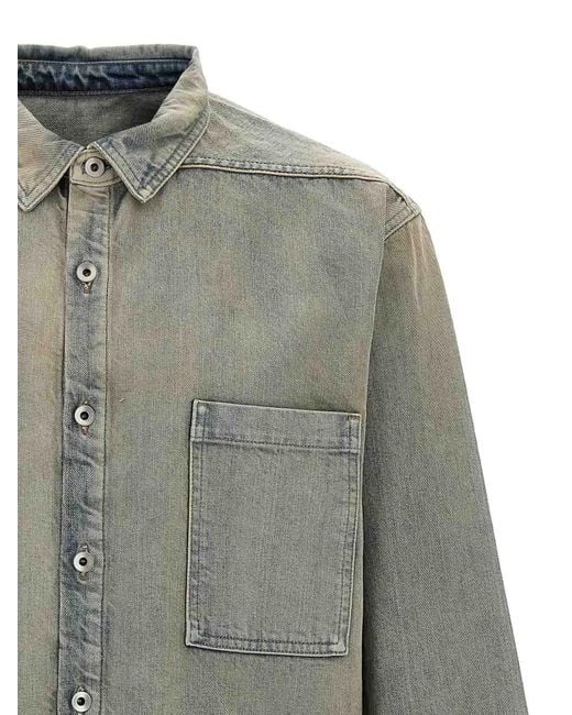 Rick Owens Gray Jacket for men