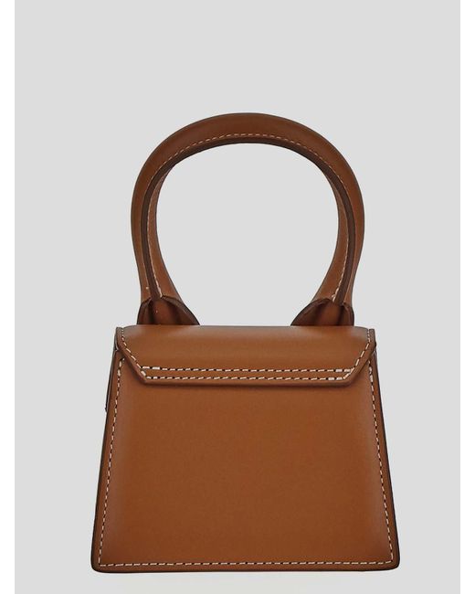 Jacquemus Brown Mini Handbag for men