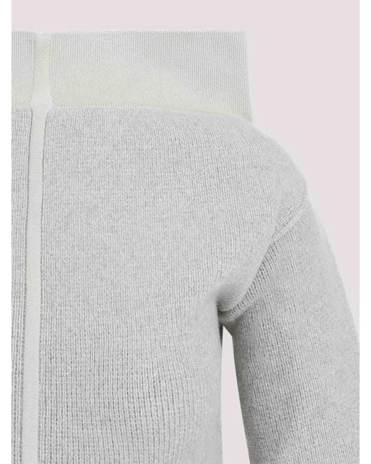 Rick Owens Gray Cowl Pullover
