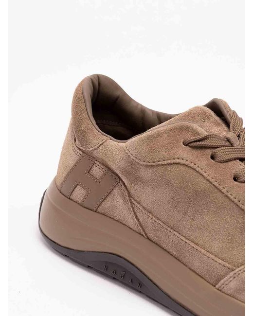 Hogan Brown H719 Sneakers for men