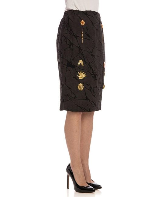 Vivienne Westwood Black Classic Pencil Skirt (Andreas Kronthaler For