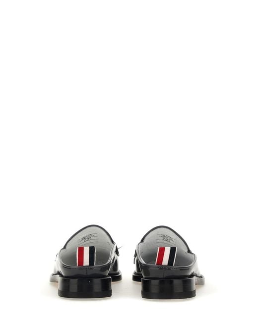 Thom Browne White Kilt Varsity Penny Loafer