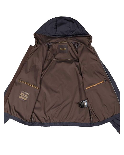 Moorer Blue Padded Coat for men