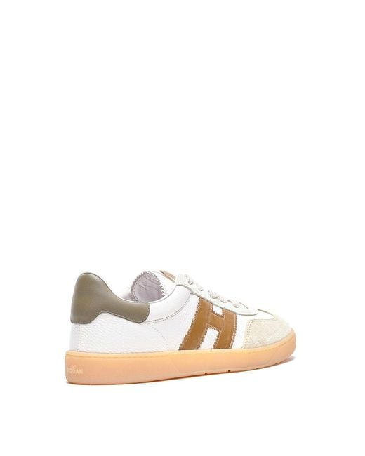 Hogan White Cool Sneakers for men