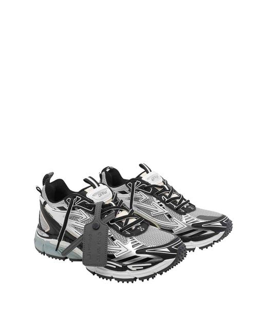 Off-White c/o Virgil Abloh Gray And Ow Be Right Back Sneakers