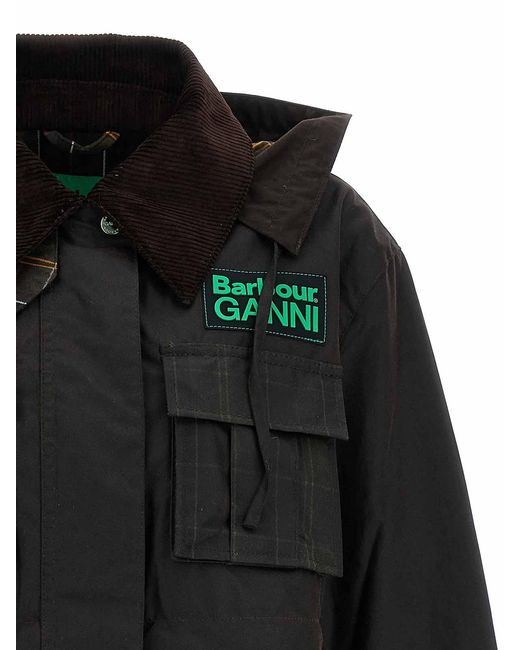 Barbour Black Parka