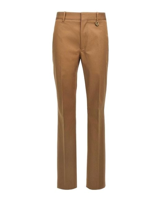 Burberry Natural Straight Pants