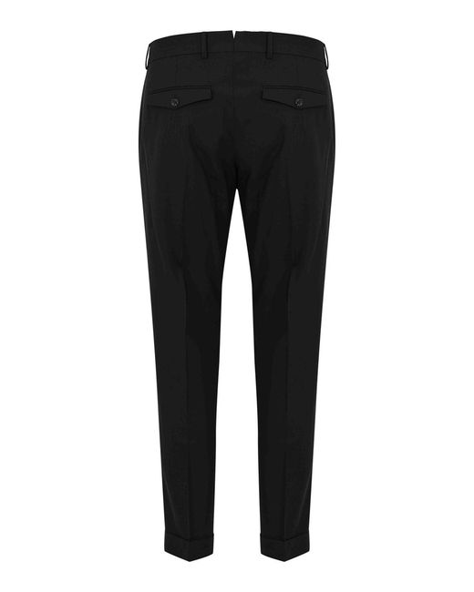 PT Torino Black Pants for men