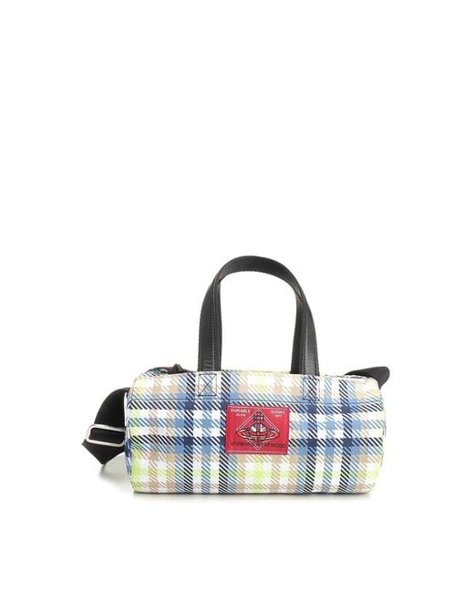 Vivienne Westwood Blue Paul Cylinder Bag
