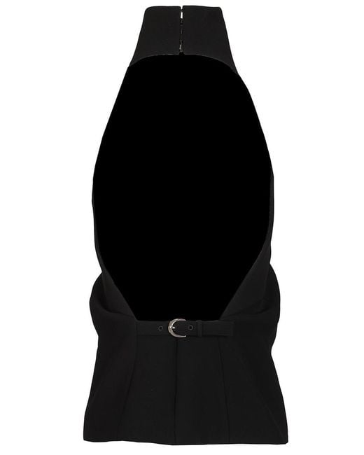 Khaite Black Rone Top