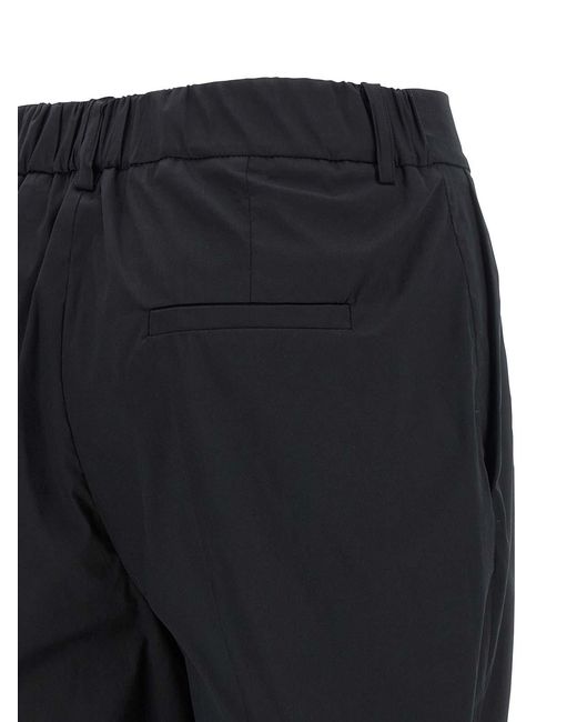 Kiton Black Poplin Pants