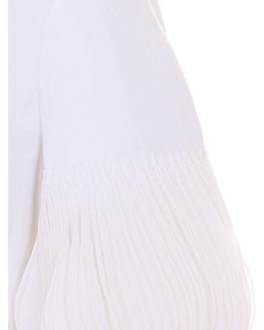Valentino Garavani White Embroidered Shirt