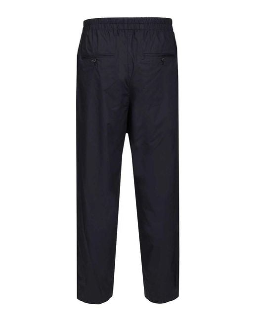 Giorgio Armani Blue Elasticated Waist Trousers for men