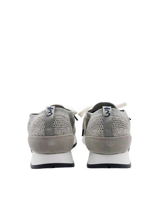 Barba Napoli Gray Sneakers for men