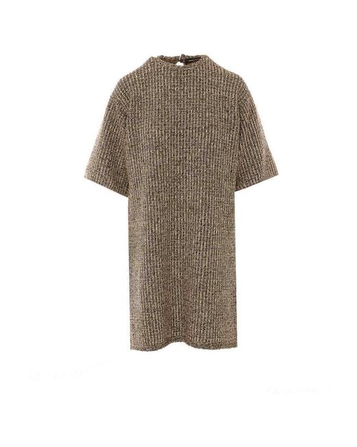Fabiana Filippi Natural Tweed Dress