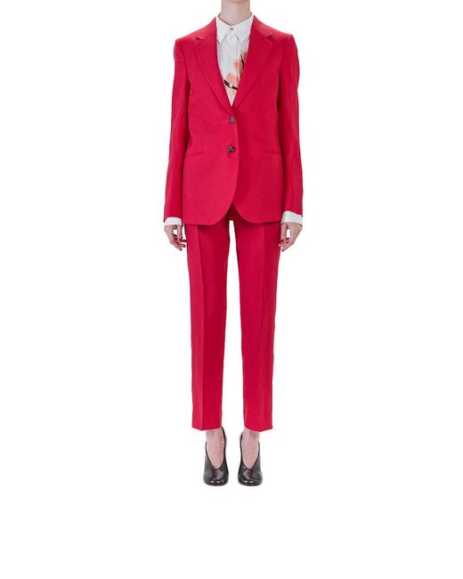 Paul Smith Red Linen Jacket