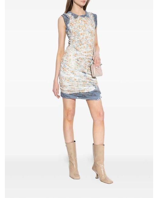 DIESEL White Short Dresses