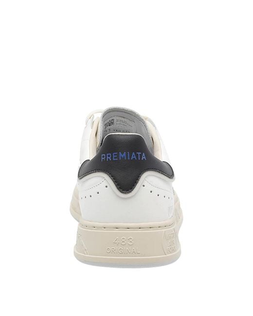 Premiata White Quinn Sneakers for men