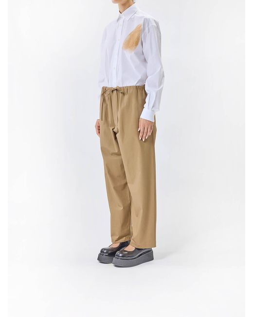 Moschino Natural Velvet Pants