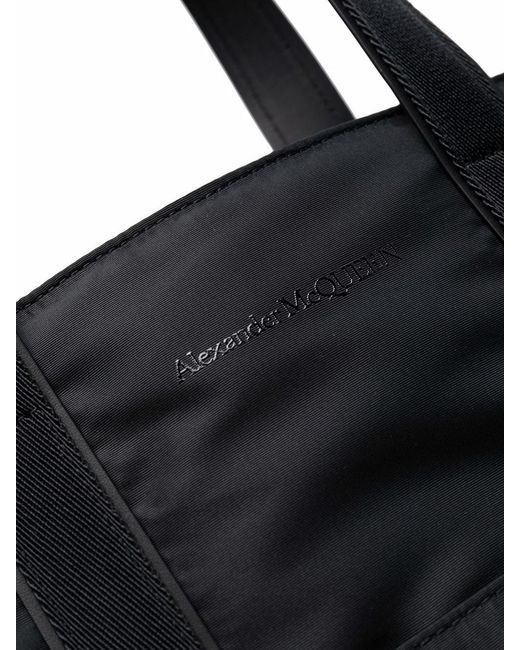 McQueen Black Totes for men