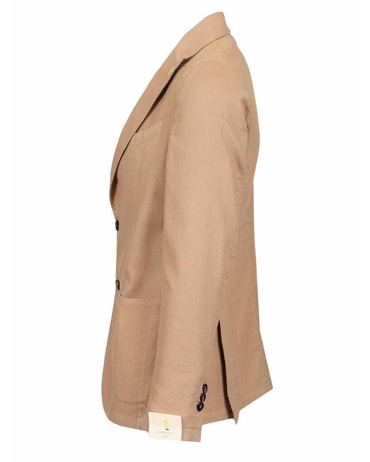 Guarinucci Natural Cotton Linen Blazer for men