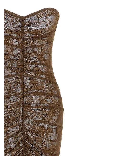Norma Kamali Brown Mermaid Dress