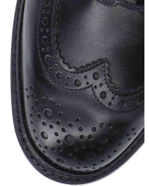 Tricker's Black Scarpe Derby for men