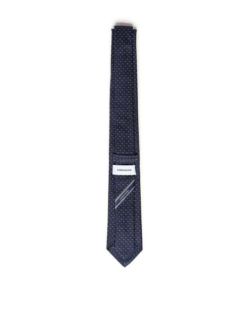 Cravatta di Ferragamo in Blue da Uomo