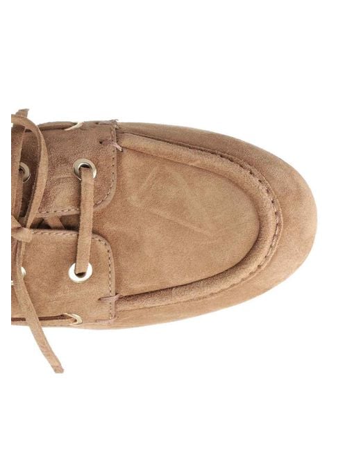Stuart Weitzman Brown Tinsley Mocasin